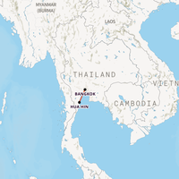 Paid Teaching in Thailand Map