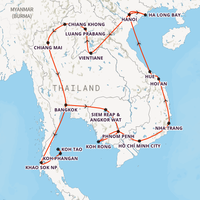 Indochina Discovery Map