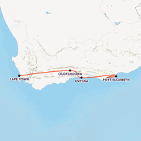 South Africa Experience Map