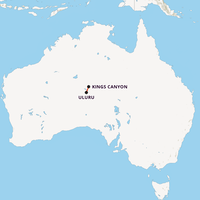 Uluru & Red Centre Adventure Map