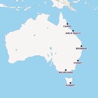 Campervan Hire Australia Map