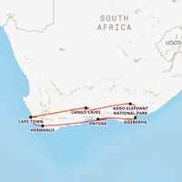 Garden Route & Beyond Map