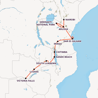 Wild Africa Adventure Map