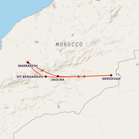 Morocco Adventure Map