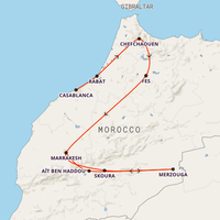 Morocco Adventure Map