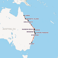 East Coast Explorer Map