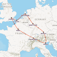 Europe Express Map