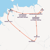 Northern Territory Road Trip Map