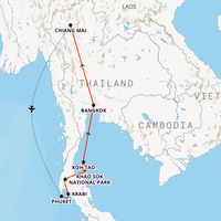 Thai Adventure Map