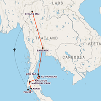 Thai Adventure Map