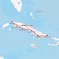 Cuba Uncovered Map