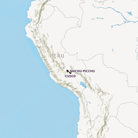 Journey to Machu Picchu - Trek or Train Map