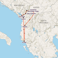 Best of Albania Map