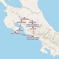 Ultimate Costa Rica Map