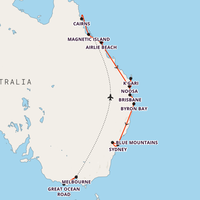 Australia Adventure Map
