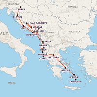 Journey Through The Balkans Map