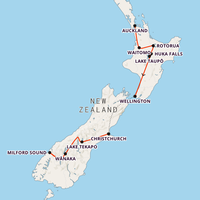 Work & Travel New Zealand Map