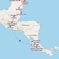 Best of Central America Map