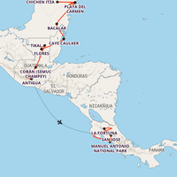 Best of Central America Map