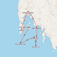 Sailing Thailand Map