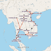 Southeast Asia Adventure Map