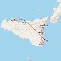 Sicily Escape Map
