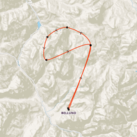 Dolomites Hiking Adventure Map