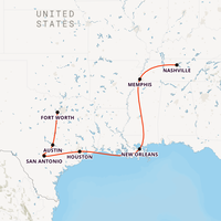 Deep South Discovery Map