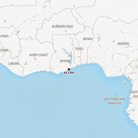 Sports Coaching in Ghana Map
