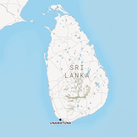 Sri Lanka Pre-School Volunteers Map