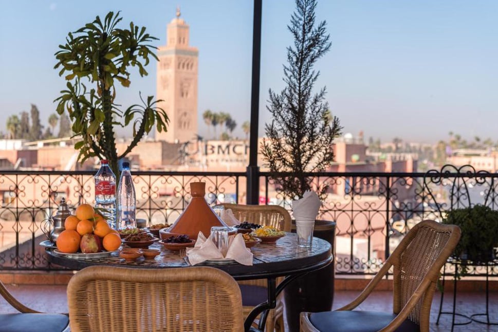 Marrakech rooftop accommodation in Morocco