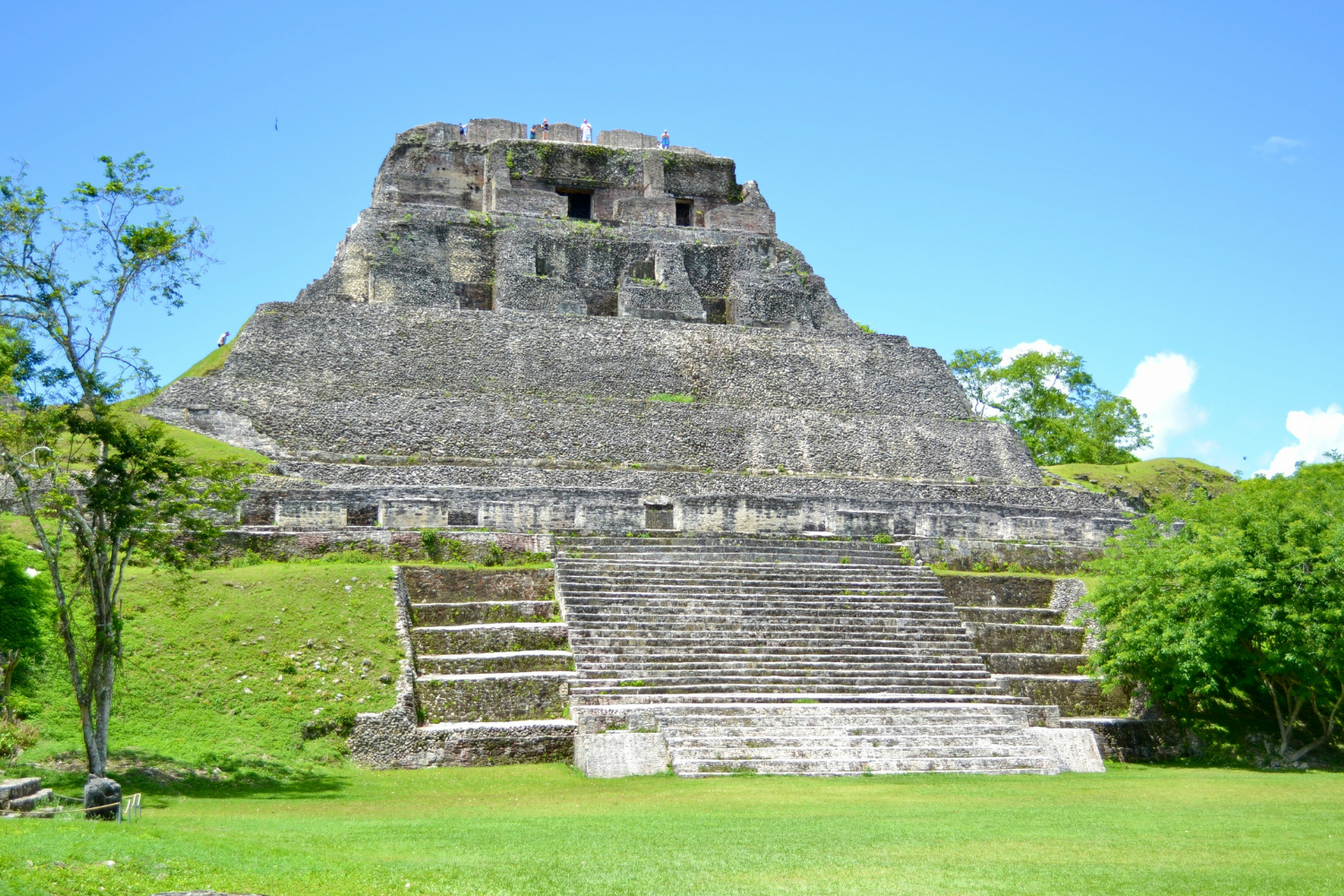 Ancient Xunantunich Mayan ruins in Belize