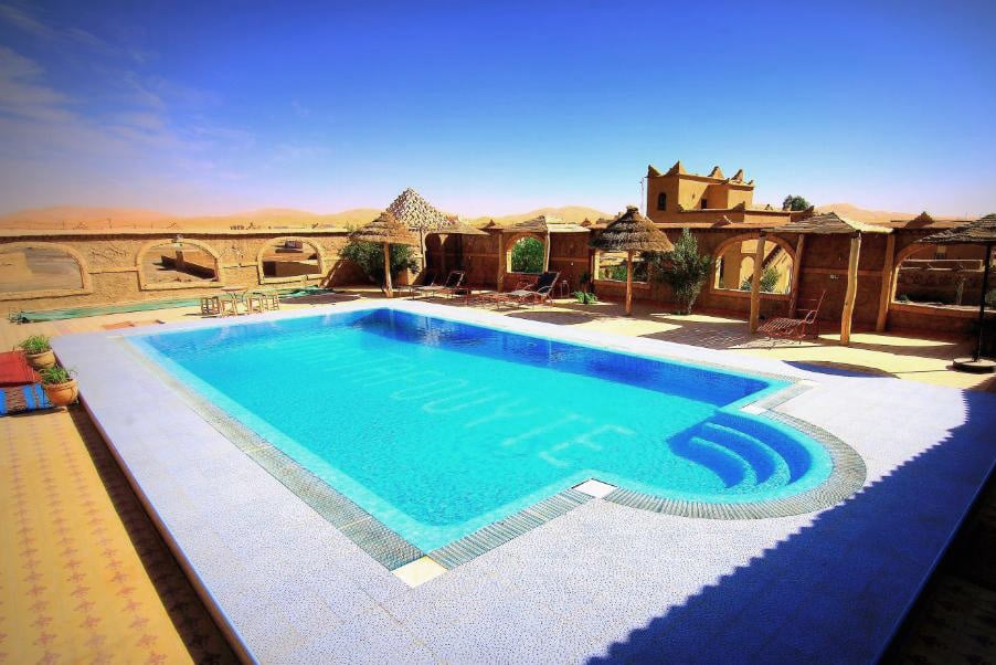 Merzouga pool accommodation