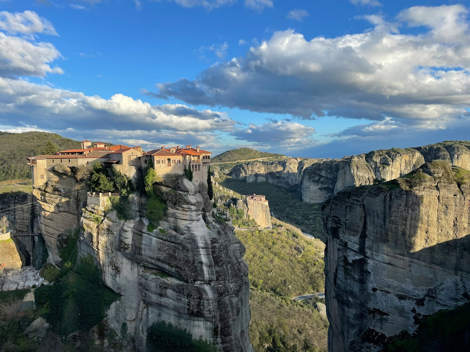 Meteora monasteries in Greece Europe