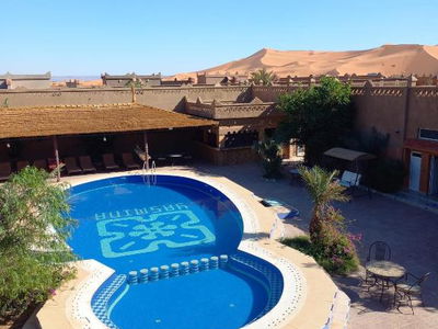 morocco group tour accommodation pool