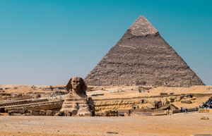 The Sphinx and the Pyramid's of Giza, Egypt