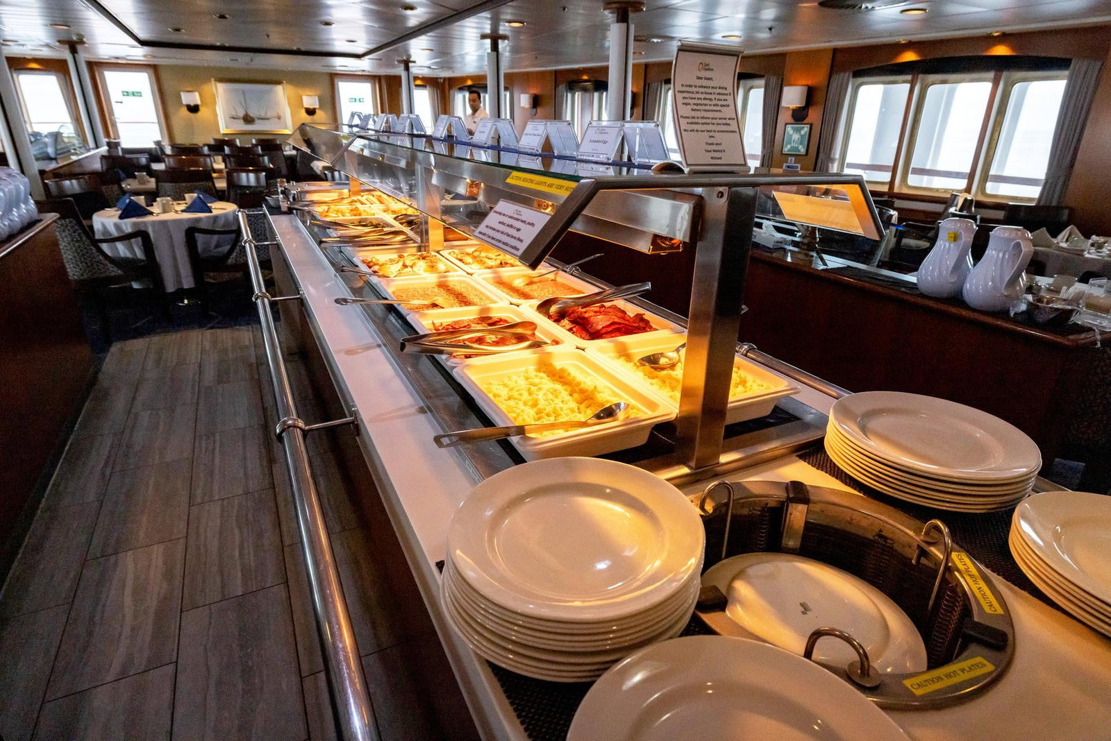 antarctica ship buffet