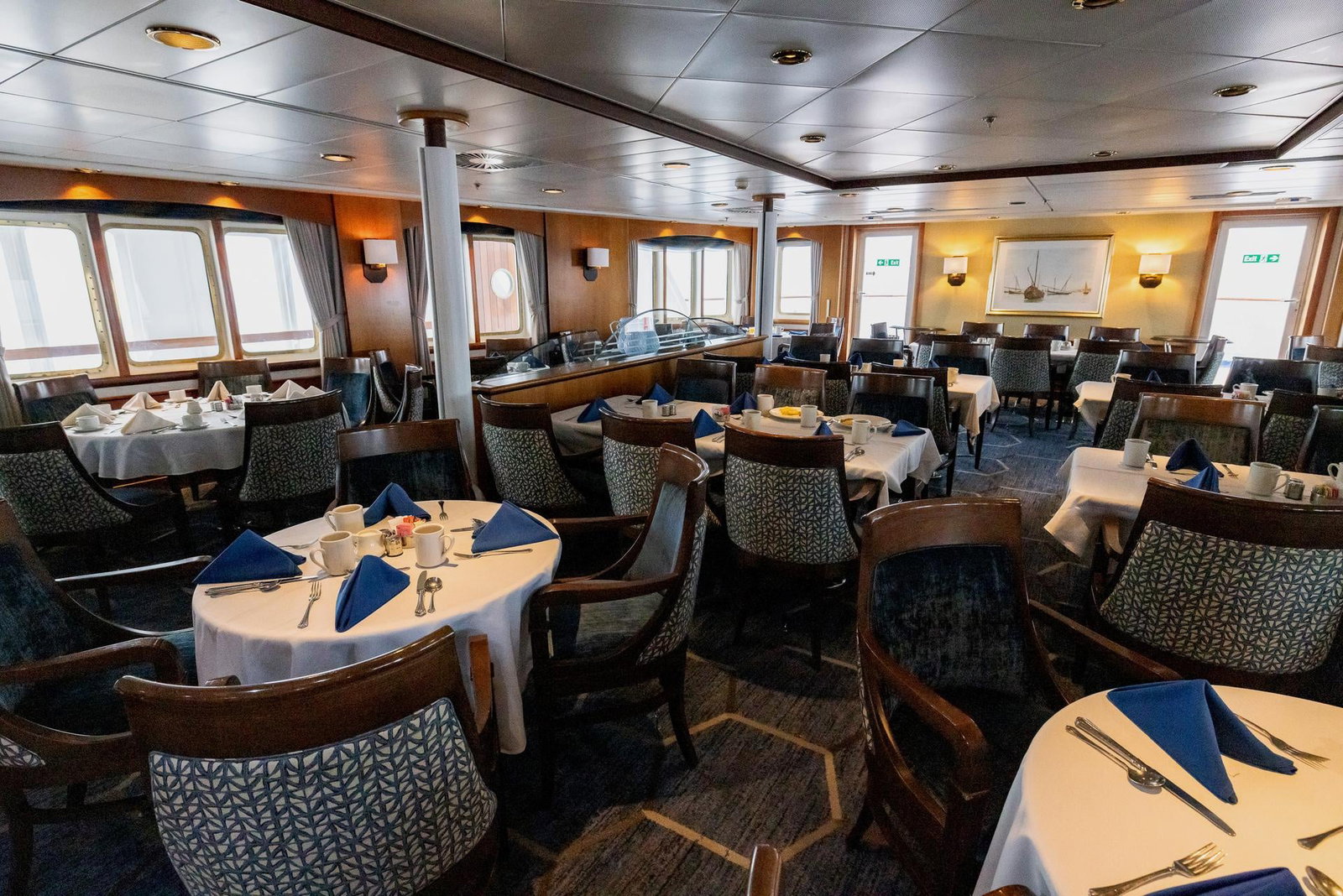 expedition ship restaurant antarctica