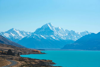 View of Lake Pukaki, New Zealand