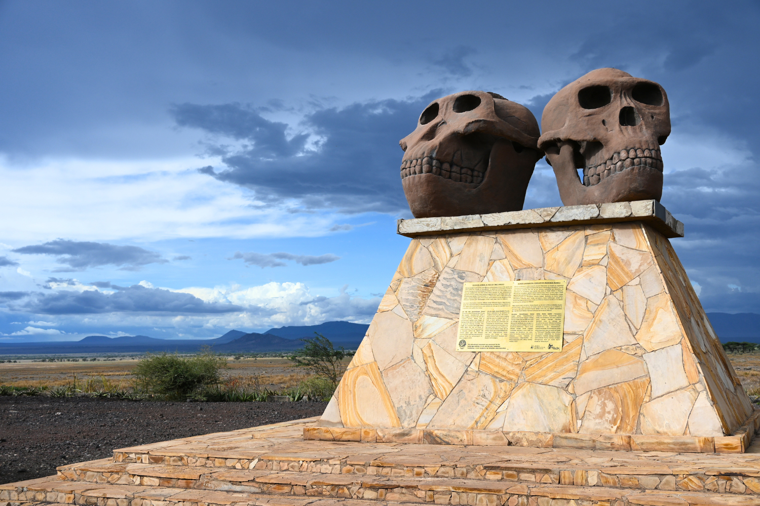 Olduvai Gorge in Tanzania
