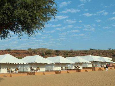 Osian Desert camping on group tour
