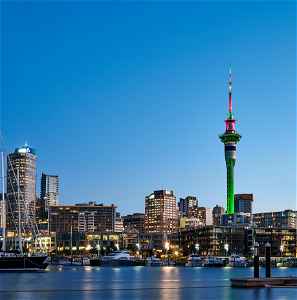 Landscape of Auckland, New Zealand 