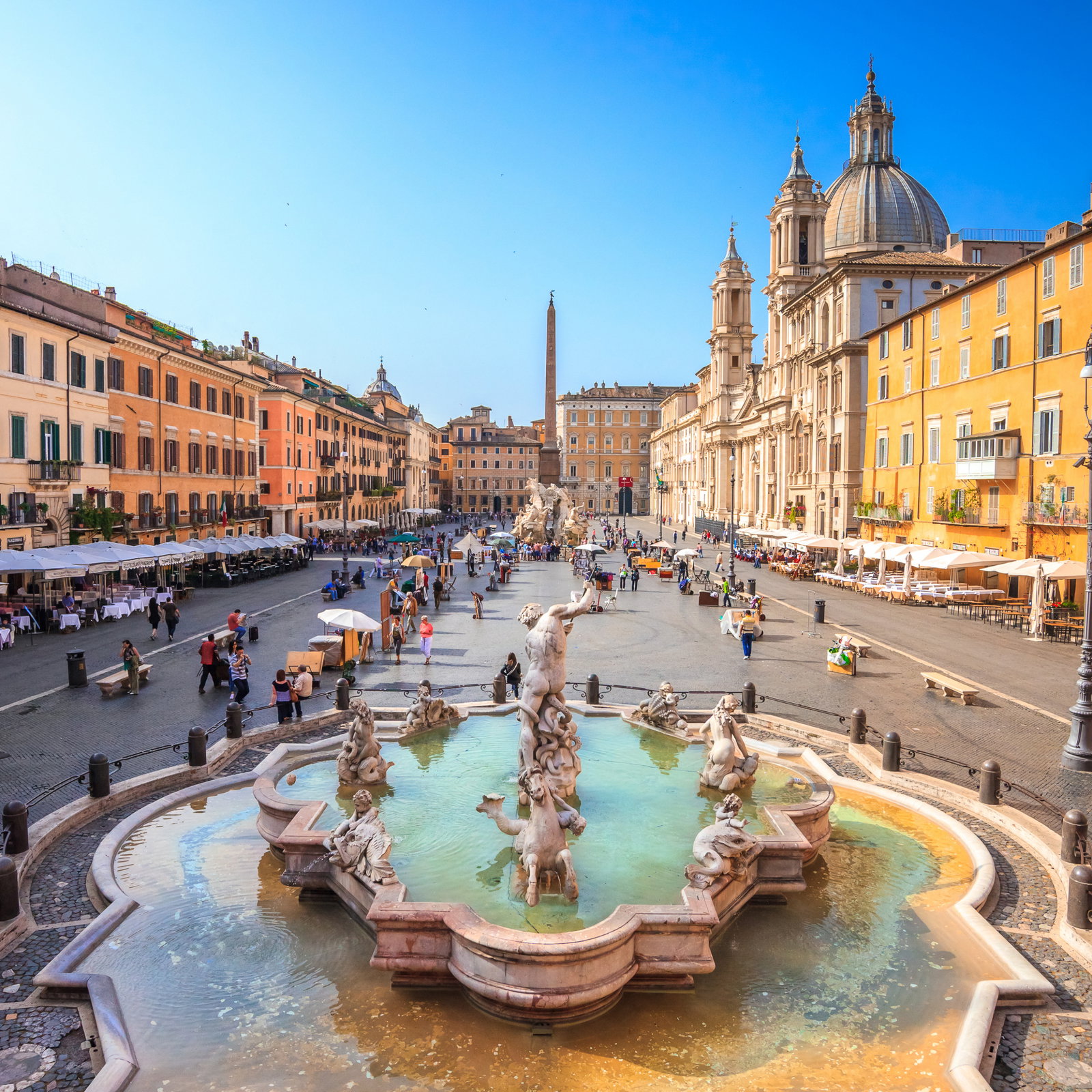 Square in Florence, Italy