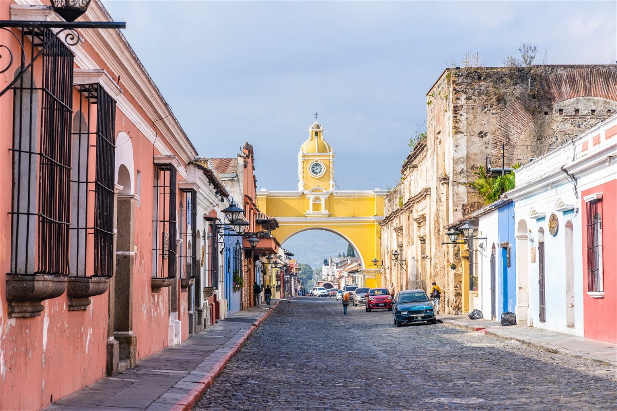 Street in Antigua, Guatemala
