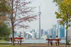 Landscape of Toronto, Canada 