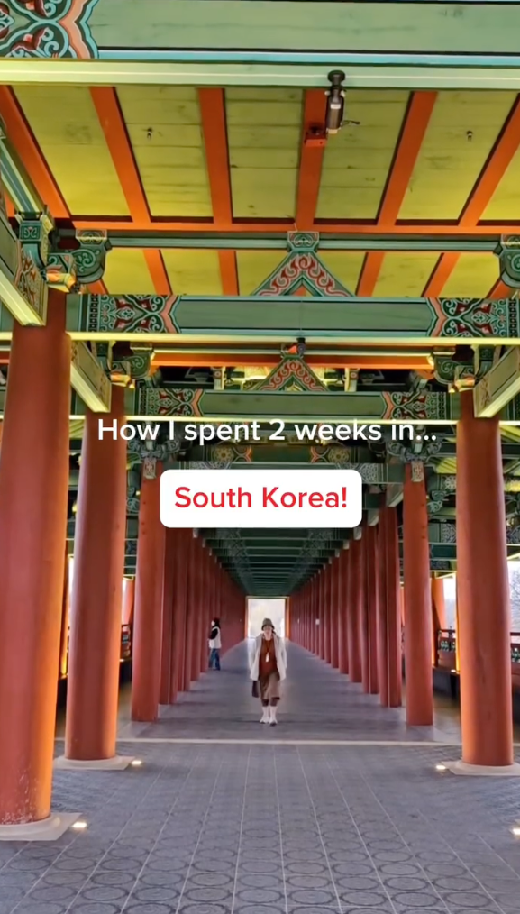 How i spent 2 week in South Korea reel