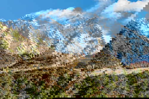Hikers standing