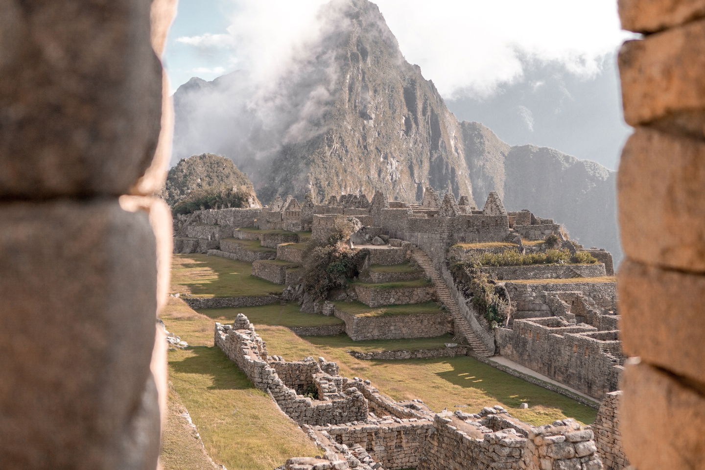Machu Picchu in the mountains