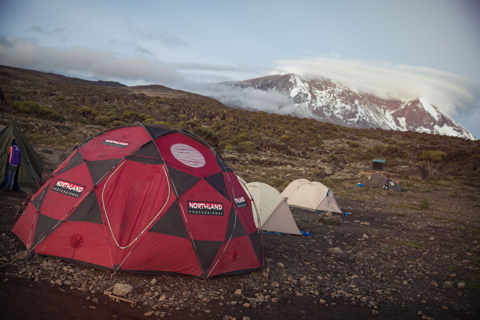 Camping in the Shira campground