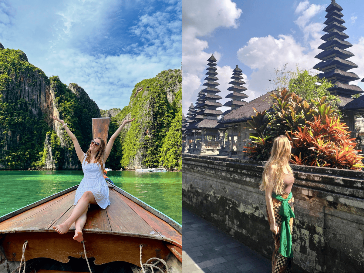 Group traveller in Thailand and Bali
